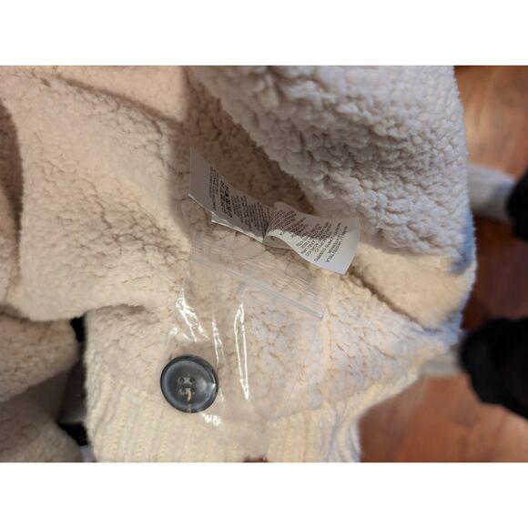 Lucky Brand Sherpa Coat • XXL • Cream Fleece • Cozy Lined • Men’s Outerwear - Picture 8 of 11